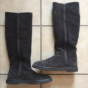 Vince Camuto Dark Brown Suede Boots Size 7